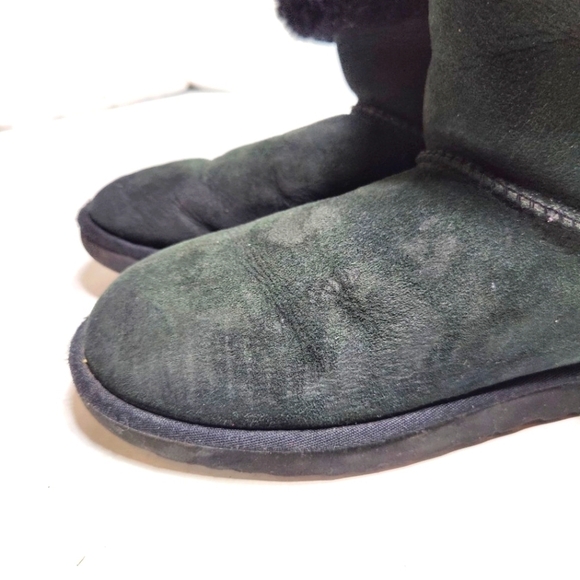 UGG Australia Womens 12-inch Classic Gray Suede Sheepskin Tall Winter Boot Sz 9 - Picture 2 of 13